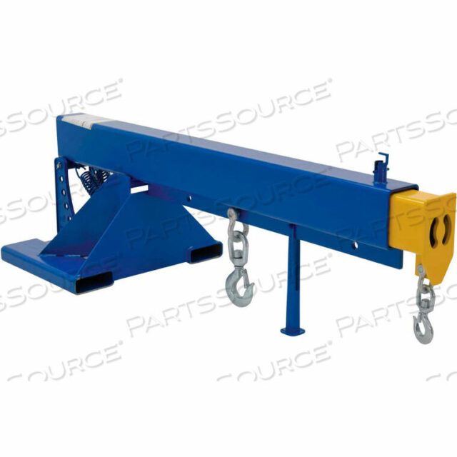 OEM#: LM-OBT-8-24ADJUSTABLE PIVOTING FORKLIFT JIB BOOM CRANE 8000 LB. 24 CENTERS by Vestil Manufacturing Corp.