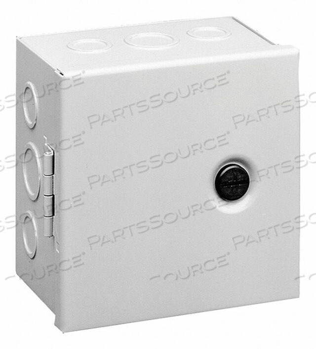 OEM#: AHE12X12X6PULL BOX, HINGED COVER, 12.00X12.00X6.00, STEEL/GRAY by Hoffman