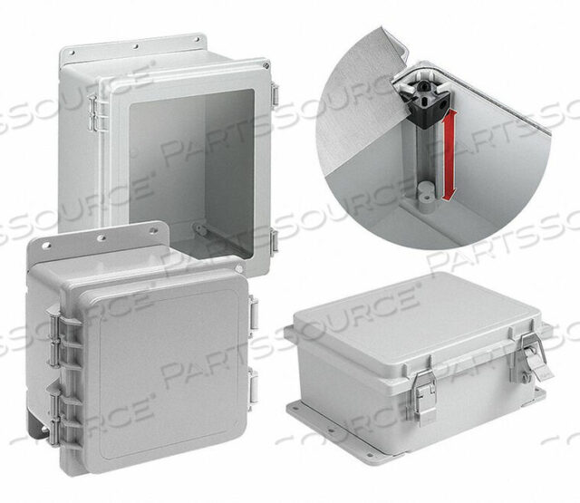 OEM#: A1084PHCENCLOSURE, WALL MOUNT, NONMETALLIC, HXWXD: 10 X 8 X 4 IN. by Hoffman