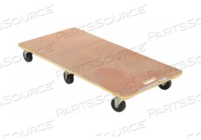 HARDWOOD DOLLY - SOLID DECK