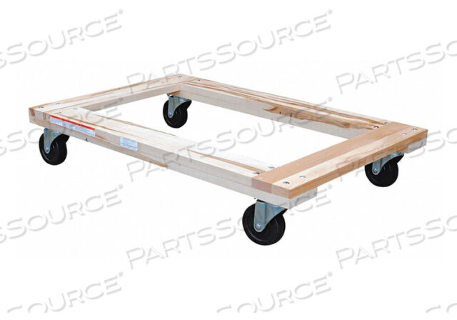 HARDWOOD DOLLY - OPEN DECK
