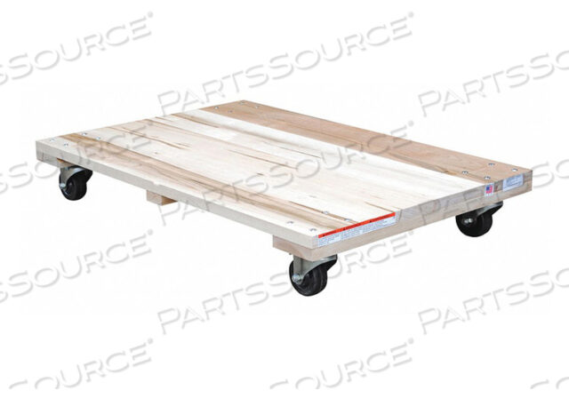 HARDWOOD DOLLY - SOLID DECK