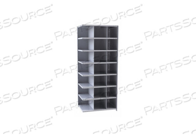 OEM#: A5526-18HGHI-TECH PARTS BIN UNIT 36W X 18D X 87H GRAY 21 BIN ADD-ON by Hallowell