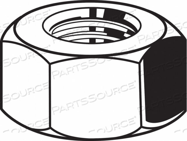 HEX NUT M10-1.25 CLASS 10 STEEL PK900
