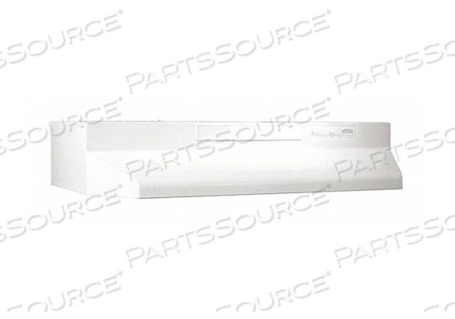 OEM#: F403011WHITE-ON-WHITE RANGE HOOD by Broan