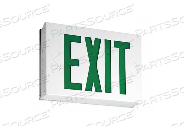 EXIT SIGN 3.8W GREEN 1 OR 2 FACES