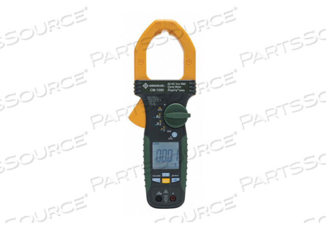 OEM#: CM-1560CLAMP METER, LCD, 6000 COUNT, AC+DC CURRENT, VOLTS AC/DC, 2 IN JAW by Greenlee