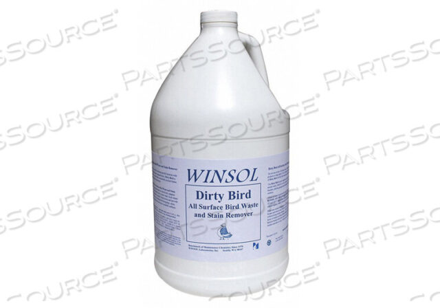OEM#: CL-7000DIRTY BIRD MULTI-SURFACE BIRD WASTE & STAIN REMOVER, GALLON BOTTLE by Bird Barrier