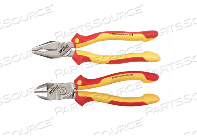 OEM#: 328622 PIECE INSULATED COMBINATION PLIERS AND BICUT SUPERCUT CUTTERS SET by Wiha Tools