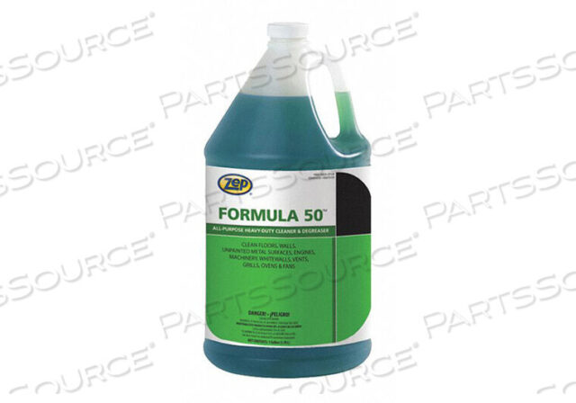 OEM#: 085924FORMULA 50 CLEANER & DEGREASER, GALLON BOTTLE, 4 BOTTLES/CASE by Zep