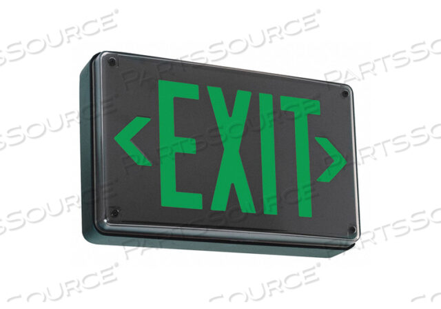 EXIT SIGN GREEN LETTER LED