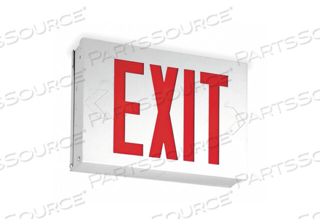 EXIT SIGN 3.8W RED 1 OR 2