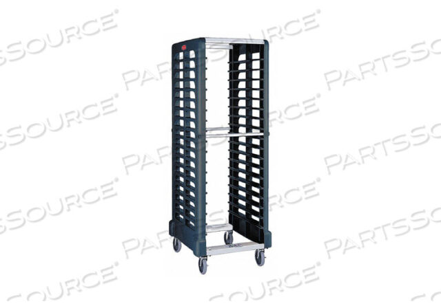 OEM#: FG332000BLA3320 END-LOAD BLACK PLASTIC TRAY TRUCK by Rubbermaid Medical Division