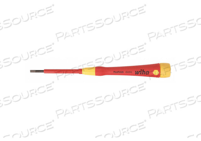 OEM#: 32001INSULATED PICOFINISH PRECISION SLOTTED SCREWDRIVER 2.0MM X 40MM by Wiha Tools