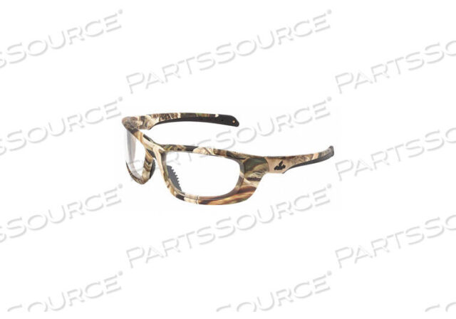 OEM#: MOUD110PFMOSSY OAK BLADES UD1 SAFETY GLASSES, CAMO FRAME, CLEAR LENS, ANTI-FOG by MCR Safety