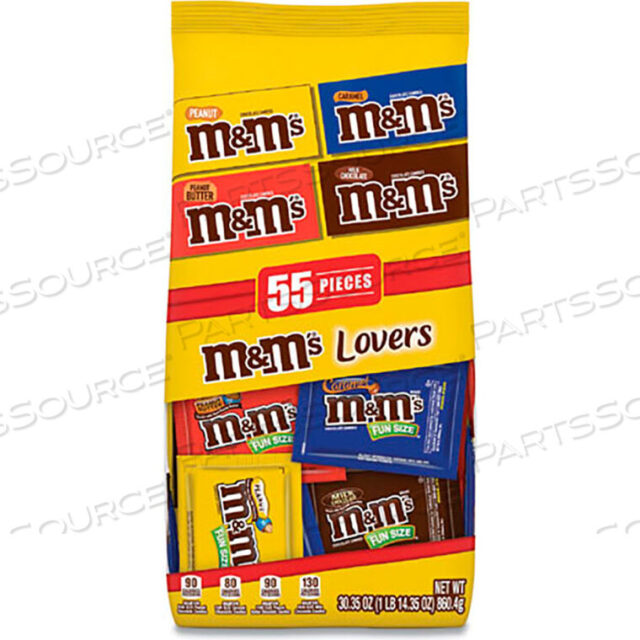 OEM#: MNM56025M&MS FUN SIZE VARIETY MIX, 55 PACKS/BAG, 6 BAGS/CASE by United Stationers Supply