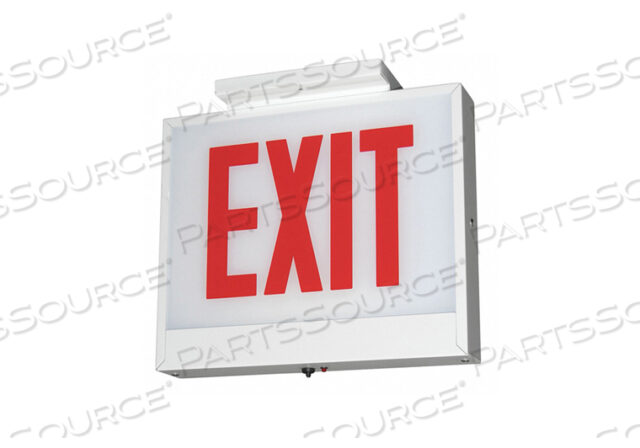 EXIT SIGN W/ BATTERY BACKUP 5.0W RED 1