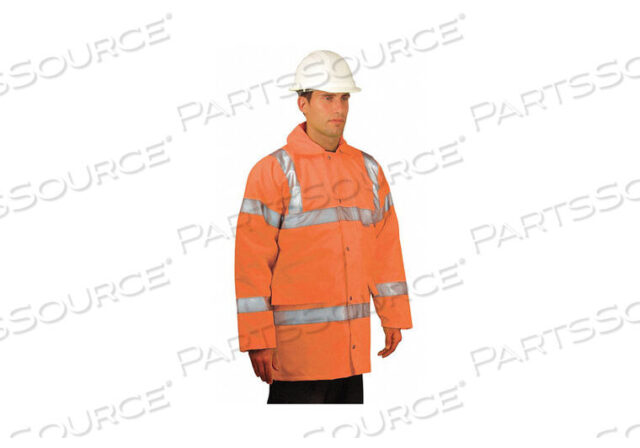 OEM#: LUX-TJFS-O5XPREMIUM 5-IN-1 PARKA, CLASS 3, HI-VIS ORANGE, 5XL by Occunomix