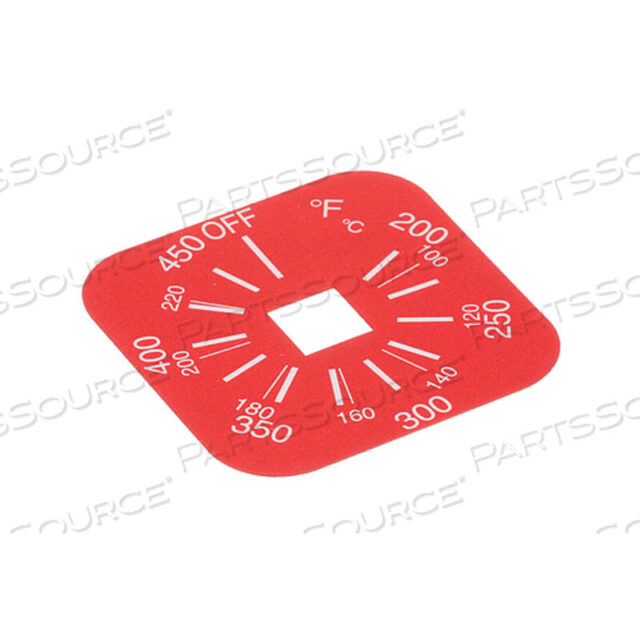Replaces Pitco A6087301LABEL, THERMOSTAT 200-450F