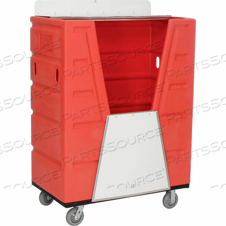 OEM#: BTRDPB-SECHOPPER FRONT PLASTIC SECURITY BULK TRUCK, 43 CU. FT., RED by Quality Industries LLC