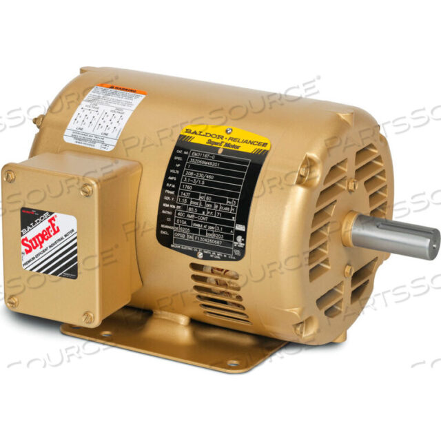 OEM#: CEM31107.5HP 3600RPM 56C FRAME 3PH 230/460V, ODP, C-FACE RIGID, PREMIUM EFFICIENCY by BALDOR