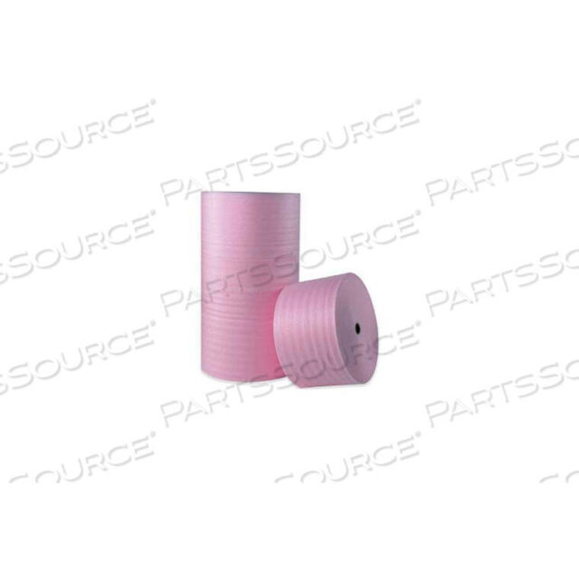OEM#: FW14S24ASANTI-STATIC AIR FOAM ROLLS 24W X 250L, 1/4 THICKNESS, PINK, 3 ROLLS by Box Packaging Inc