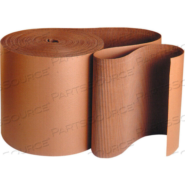 OEM#: CRCSF09SINGLEFACE CORRUGATED ROLL, 9 X 250, A FLUTE, KRAFT, 1 ROLL by The Packaging Wholesalers