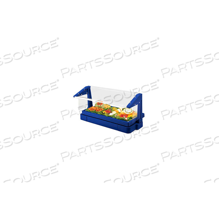OEM#: BBR720186BUFFET BAR WITH SNEEZE GUARD 24 X 73, NAVY BLUE by Cambro