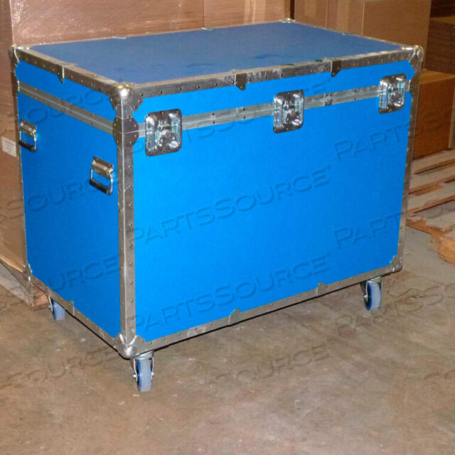 OEM#: 843-4430-WWHEAVY-DUTY TRADE SHOW SUPERTRUNK WITH WHEELS - 46L X 28W X 37H BLUE by Case Design Corporation