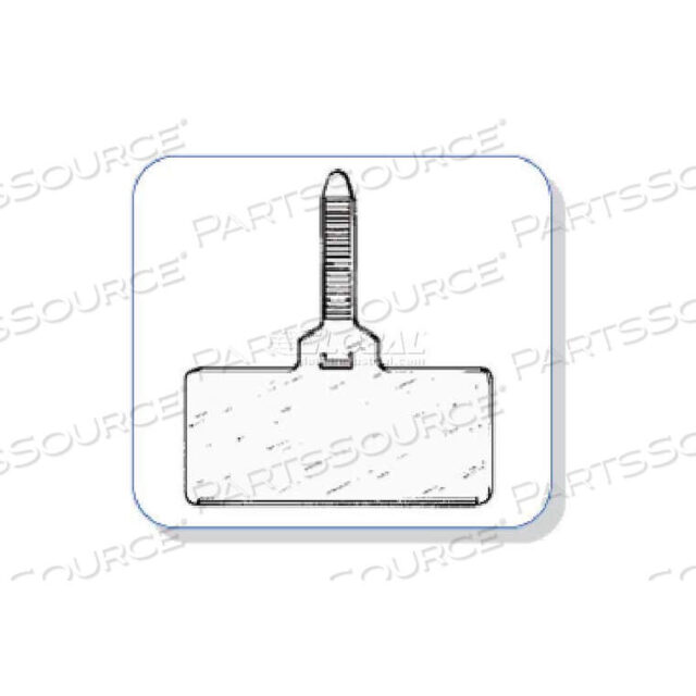 OEM#: LHD-3ECONO TAG UPC LOCKING STRAP LABEL HOLDER, 1-1/4 X 3 by Clip Strip Corp.