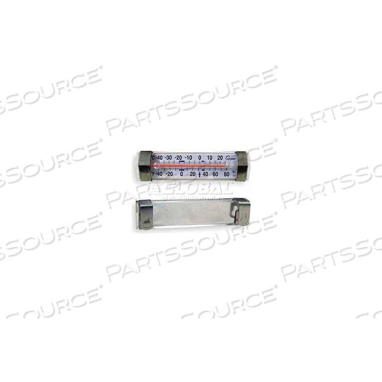OEM#: 335-01-1REFRIGERATOR/FREEZER THERMOMETER, HORIZONTAL GLASS TUBE - MIN QTY 17 by Cooper-Atkins