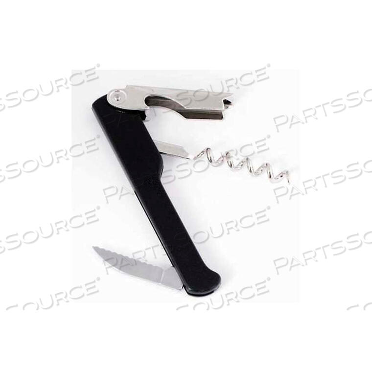 OEM#: CO-712WAITERS CORK SCREW, BLACK by Winco DWL International, LLC