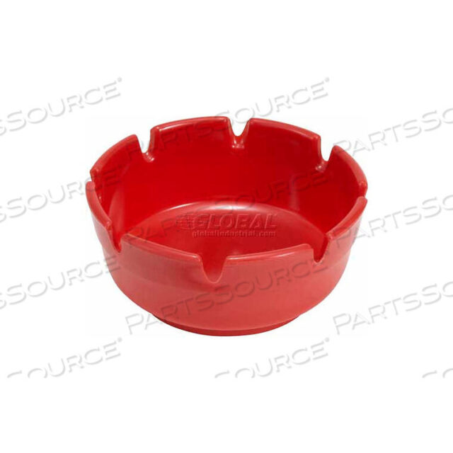 OEM#: MAS-4RROUND ASHTRAY, 4D, RED, PLASTIC by Winco DWL International, LLC