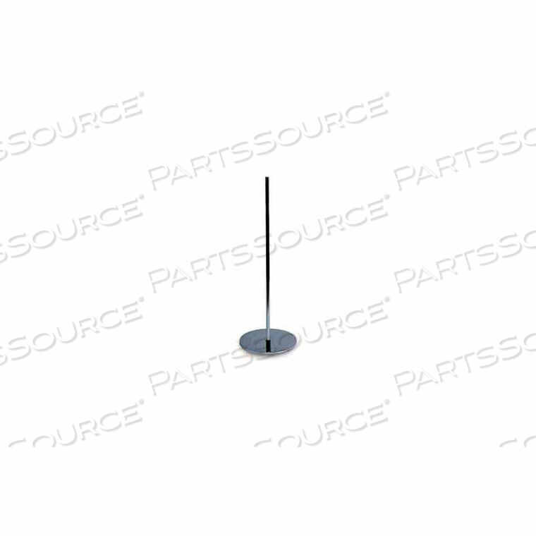 OEM#: BASERD5ROUND WEIGHTED BASE W/ 5/8DIA UPRIGHT by Mondo Mannequins