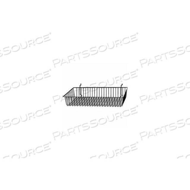 OEM#: BSK11/W24W X 12D X 4H SHALLOW BASKET - SEMI-GLOSS WHITE by Econoco