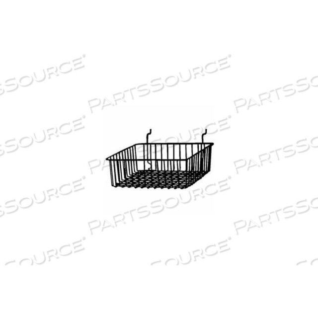 OEM#: BSK13/B12W X 12D X 4H SMALL BASKET - SEMI-GLOSS BLACK by Econoco