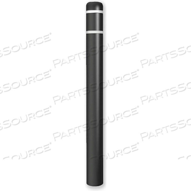 OEM#: CL1386CW72BOLLARD COVER 7DIA. X 72 H, BLACK/WHITE TAPE by Post Guard