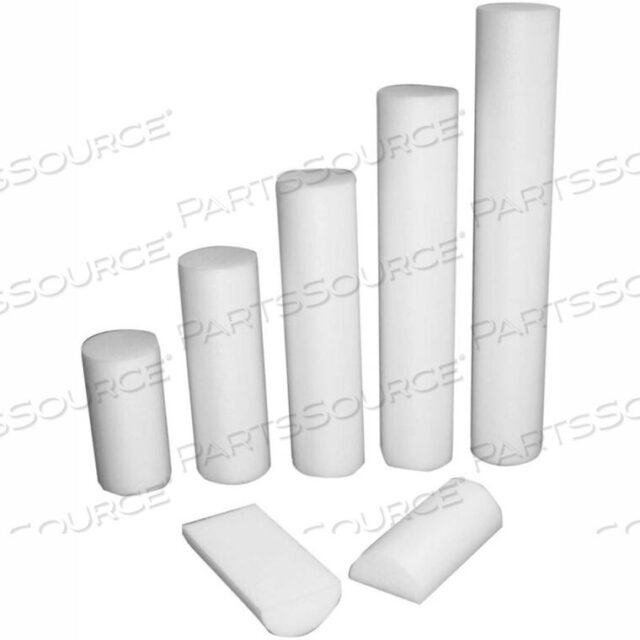 OEM#: 30-2102CANDO WHITE PE FOAM ROLLER, ROUND, 4 DIA. X 36L by Fabrication Enterprises