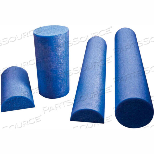OEM#: 30-2153CANDO BLUE PE FOAM ROLLER, HALF-ROUND, 6 DIA. X 12L by Fabrication Enterprises