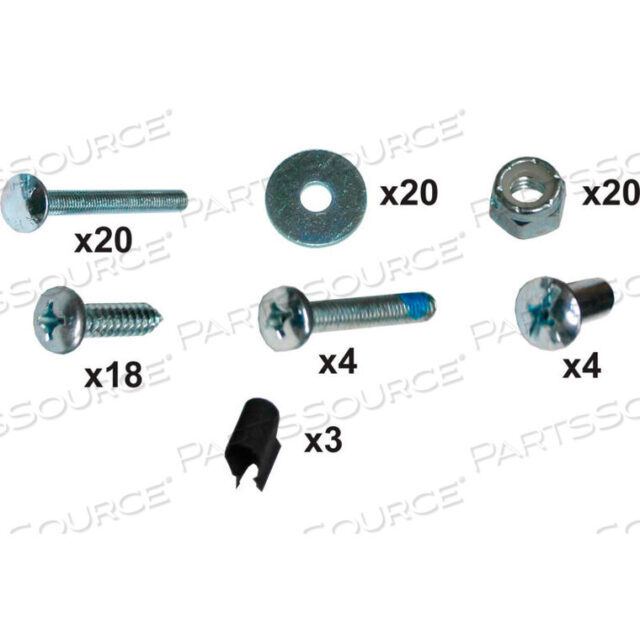 OEM#: FG6189L10000HARDWARE KIT FOR FULL SIZE HOUSEKEEPING CARTS by Rubbermaid Medical Division