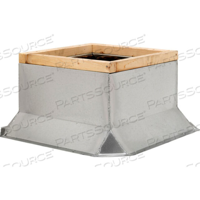 OEM#: 5ACC32FTFIXED NON-VENTILATED CURB, 32-1/2 SQUARE X12H, GALVANIZED STEEL by Fantech