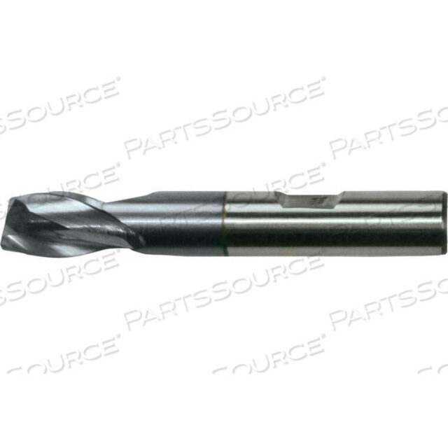 OEM#: C75147HGC-2-TC HSS-COBALT 2-FLUTE TICN SQUARE SINGLE END MILL, 1/8 X 3/8 X 3/4 X 2-5/8 by Cle-Line