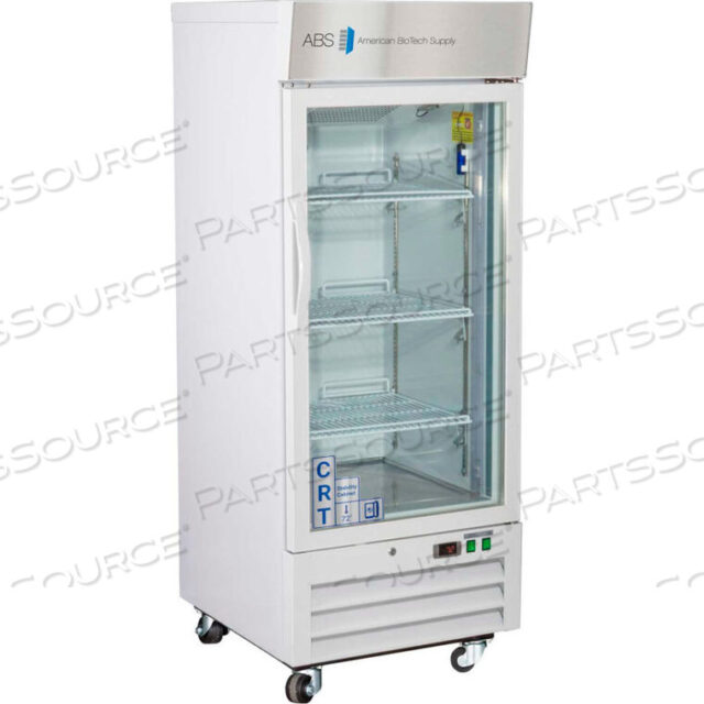 OEM#: CRT-ABT-HC-S12GABS UPRIGHT CONTROLLED ROOM TEMPERATURE CABINET, GLASS DOOR, 12 CU.FT. by American BioTech Supply