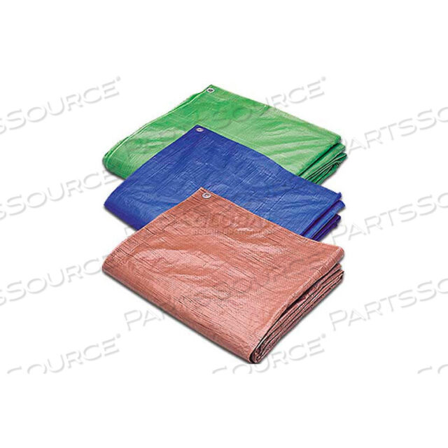 OEM#: MT-8108L X 10W POLY TARP, BLUE 5 MIL by Hygrade Safety Supplies