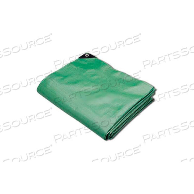 OEM#: MTGB-3040HEAVY DUTY SUPER COVER POLY TARP 10 MIL, GREEN/BLACK, 30L X 40W by Hygrade Safety Supplies
