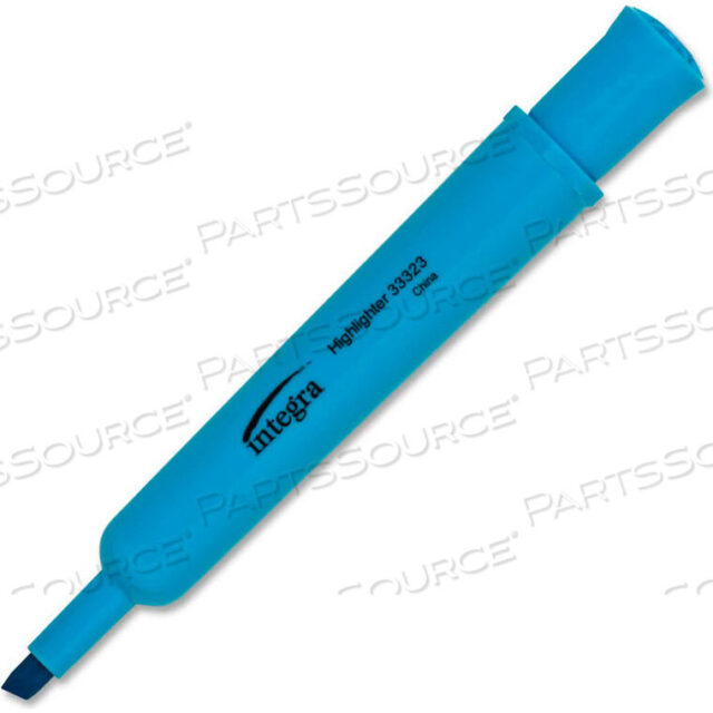 OEM#: 33323DESK HIGHLIGHTER, CHISEL TIP, FLUORESCENT BLUE INK, 12/PACK by Integra