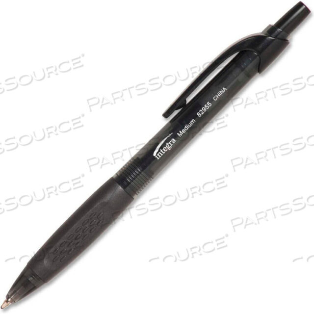 OEM#: 82955BALLPOINT RETRACTABLE PEN, MEDIUM, BLACK INK, DOZEN by Integra