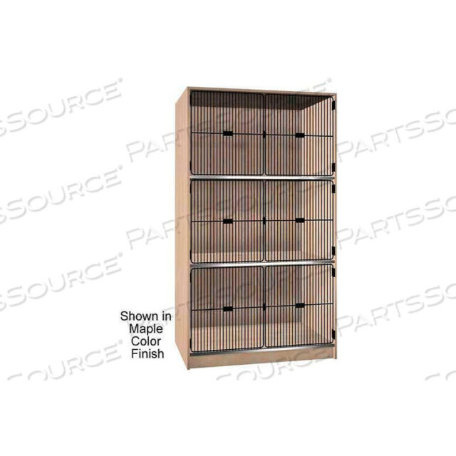 OEM#: 302-12-G-OC3 COMPARTMENT BLACK GRILL DOOR 48-1/2 W CABINET, OILED CHERRY COLOR by Ironwood Manufacturing Inc