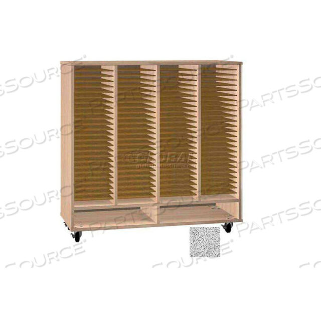 OEM#: FS-100-CSFS SERIES - 100 OPEN FOLIO MUSIC STORAGE CABINET - CASTUS STAR by Ironwood Manufacturing Inc