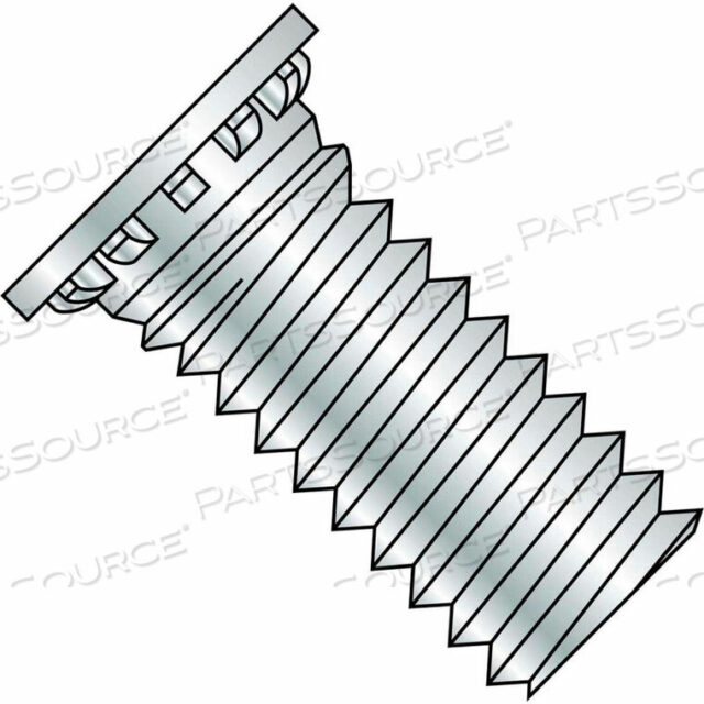 OEM#: 3716SCN3/8-16X1 SELF CLINCHING STUD FULL THREAD HARDENED STEEL HEAT ZINC BAKE, PKG OF 500 by Kanebridge Corporation